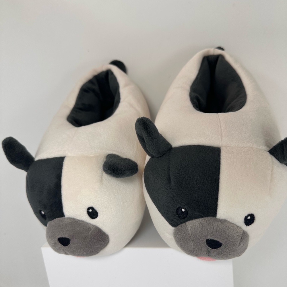 Cute Dog Plush Slippers